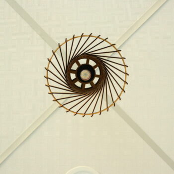 Intra απο ξύλο plywood 3mm-4mm πάχος - Ξύλινο Κρεμαστό Φωτιστικό Κρεμαστό Φωτιστικό Δίασταση 30x30 cm Intraeaxys-67wl6kw1 - Image 9