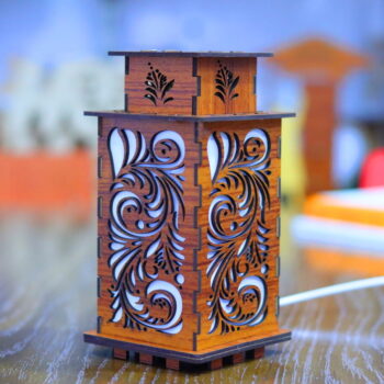 Intra απο ξύλο plywood 3mm-4mm πάχος - Φως νύχτας φαναριού Δίασταση 30x30 cm Intraeaxys-ro6ypd67 - Image 1