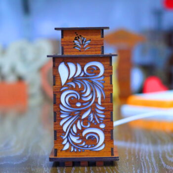 Intra απο ξύλο plywood 3mm-4mm πάχος - Φως νύχτας φαναριού Δίασταση 30x30 cm Intraeaxys-ro6ypd67 - Image 4