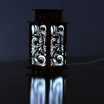 Intra απο ξύλο plywood 3mm-4mm πάχος - Φως νύχτας φαναριού Δίασταση 30x30 cm Intraeaxys-ro6ypd67 - Image 7