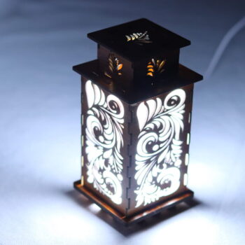 Intra απο ξύλο plywood 3mm-4mm πάχος - Φως νύχτας φαναριού Δίασταση 30x30 cm Intraeaxys-ro6ypd67 - Image 8