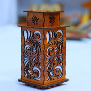 Intra απο ξύλο plywood 3mm-4mm πάχος - Φως νύχτας φαναριού Δίασταση 30x30 cm Intraeaxys-ro6ypd67 - Image 9