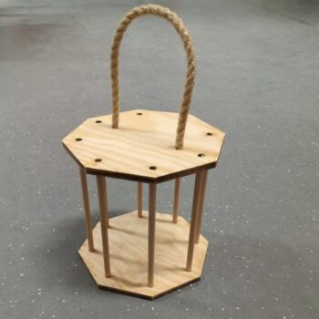 Intra απο ξύλο plywood 3mm-4mm πάχος - Φανάρι από κόντρα πλακέ Δίασταση 30x30 cm Intraeaxys-p7ymxrr7 - Image 4