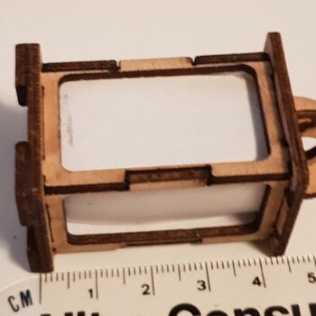 Intra απο ξύλο plywood 3mm-4mm πάχος - Μικρό Χριστουγεννιάτικο Φανάρι Δίασταση 30x30 cm Intraeaxys-e1gk60do - Image 3