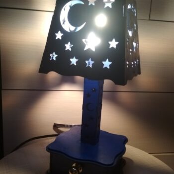 Intra απο ξύλο plywood 3mm-4mm πάχος - Ξύλινο Διακοσμητικό Φανάρι με Συρτάρι Δίασταση 30x30 cm Intraeaxys-eo4qx697 - Image 3