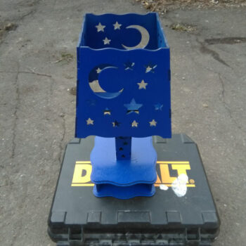 Intra απο ξύλο plywood 3mm-4mm πάχος - Ξύλινο Διακοσμητικό Φανάρι με Συρτάρι Δίασταση 30x30 cm Intraeaxys-eo4qx697 - Image 4