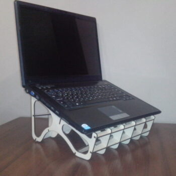 Intra απο ξύλο plywood 3mm-4mm πάχος - Ξύλινη βάση φορητού υπολογιστή Δίασταση 30x30 cm Intraeaxys-qomml84o - Image 1