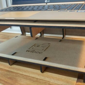 Intra απο ξύλο plywood 3mm-4mm πάχος - Βάση Laptop Cantilever Δίασταση 30x30 cm Intraeaxys-d1lm2lxo - Image 5