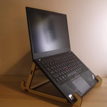 Intra απο ξύλο plywood 3mm-4mm πάχος - Βάση φορητού υπολογιστή διπλής γωνίας Δίασταση 30x30 cm Intraeaxys-voqdlqd1 - Image 3