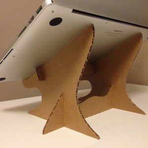 Intra απο ξύλο plywood 3mm-4mm πάχος - Χάρτινη βάση φορητού υπολογιστή V2 Δίασταση 30x30 cm Intraeaxys-67wz9w37