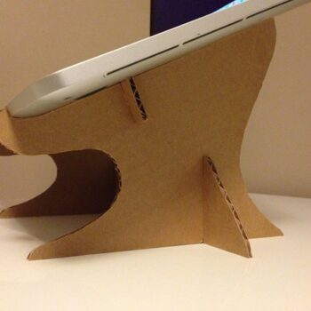 Intra απο ξύλο plywood 3mm-4mm πάχος - Χάρτινη βάση φορητού υπολογιστή V2 Δίασταση 30x30 cm Intraeaxys-67wz9w37 - Image 3