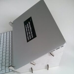 Intra απο ξύλο plywood 3mm-4mm πάχος - Χάρτινο Macbook Air Stand Βάση φορητού υπολογιστή Δίασταση 30x30 cm Intraeaxys-eo20g867