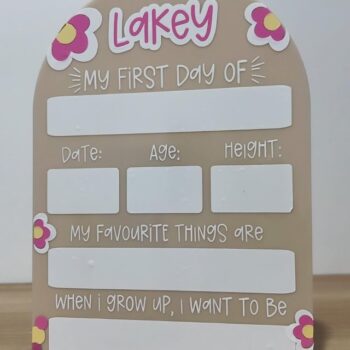 Intra απο ξύλο plywood 3mm-4mm πάχος - Η πρώτη μου μέρα των σανίδων Δίασταση 30x30 cm Intraeaxys-qomr6kr1 - Image 1