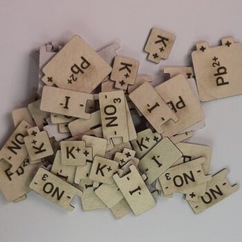 Intra απο ξύλο plywood 3mm-4mm πάχος - Άτομα και Ιόντα για Μαθήματα Χημείας Δίασταση 30x30 cm Intraeaxys-p7yrmm6o - Image 1