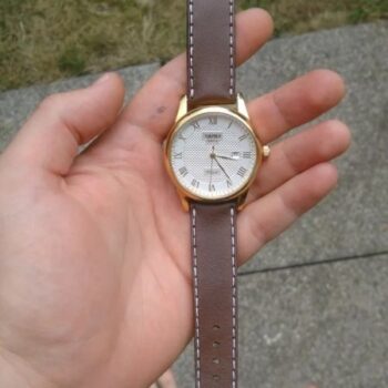 Intra απο ξύλο plywood 3mm-4mm πάχος - Ρολόι Band Strap Δερμάτινο ύφασμα Δίασταση 30x30 cm Intraeaxys-51r8rq07 - Image 4