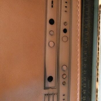 Intra απο ξύλο plywood 3mm-4mm πάχος - Ρολόι Rallye Style Band Strap Δερμάτινο ύφασμα Δίασταση 30x30 cm Intraeaxys-eo2y0q41 - Image 4