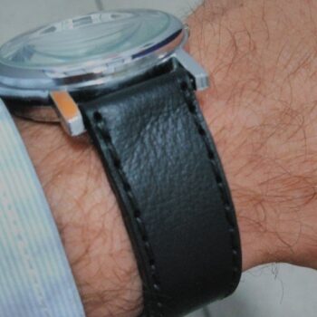 Intra απο ξύλο plywood 3mm-4mm πάχος - Δερμάτινο λουράκι ρολογιού 20mm Δίασταση 30x30 cm Intraeaxys-6o38y4k1 - Image 1