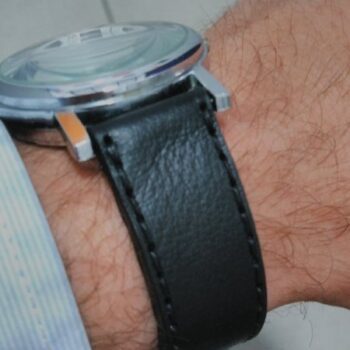 Intra απο ξύλο plywood 3mm-4mm πάχος - Δερμάτινο λουράκι ρολογιού 20mm Δίασταση 30x30 cm Intraeaxys-6o38y4k1 - Image 4