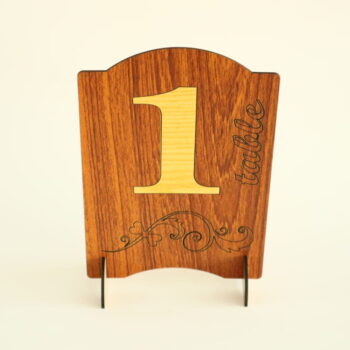 Intra απο ξύλο plywood 3mm-4mm πάχος - Αριθμοί τραπεζιού γάμου Δίασταση 30x30 cm Intraeaxys-pok3qkj7 - Image 5