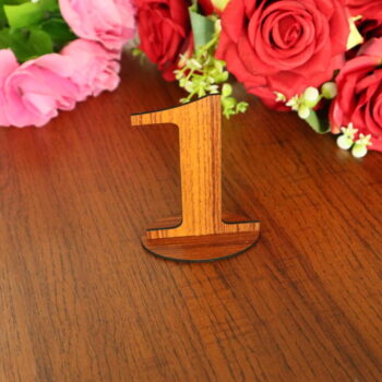 Intra απο ξύλο plywood 3mm-4mm πάχος - Αριθμοί Ξύλινου Τραπεζιού Γάμου Δίασταση 30x30 cm Intraeaxys-r7vm93k7 - Image 5