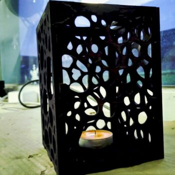 Intra απο ξύλο plywood 3mm-4mm πάχος - Πρότυπο φαναριού κεριού από κόντρα πλακέ Δίασταση 30x30 cm Intraeaxys-joedvg61 - Image 1