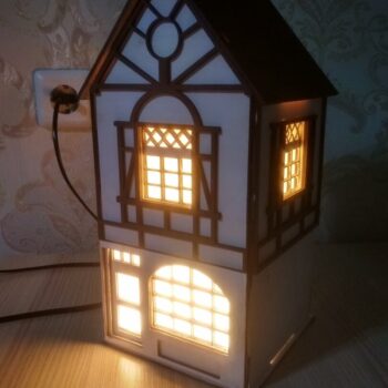 Intra απο ξύλο plywood 3mm-4mm πάχος - Σχέδια CNC Φωτιστικό Νυχτερινό Φωτιστικό Σπίτι Δίασταση 40x50 cm Intraeaxys-e1gkxedo - Image 1