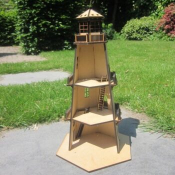 Intra απο ξύλο plywood 3mm-4mm πάχος - Lighthouse 3D Model Kit Παιχνίδι 4mm Mdf Δίασταση 40x50 cm Intraeaxys-91jdjd81 - Image 4