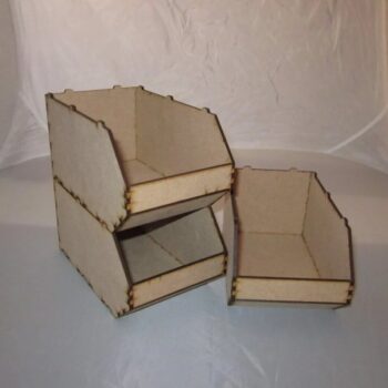 Intra απο ξύλο plywood 3mm-4mm πάχος - Linbin Screwless Borderless Stackable Δίασταση 30x30 cm Intraeaxys-eo058q31 - Image 1