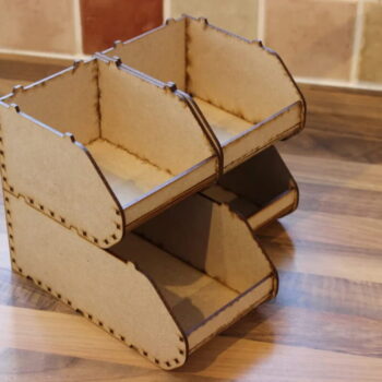 Intra απο ξύλο plywood 3mm-4mm πάχος - Rackable Stackable Linbin Δίασταση 30x30 cm Intraeaxys-eo20gm67 - Image 5