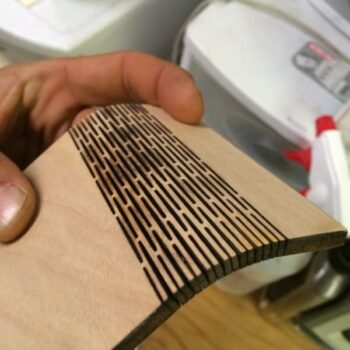 Intra απο ξύλο plywood 3mm-4mm πάχος - Παραμετρική εύκαμπτη κοπή ξύλου Δίασταση 30x30 cm Intraeaxys-r1z02rwo - Image 5