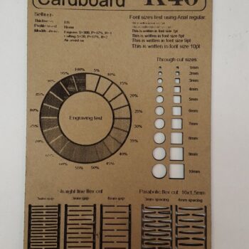 Intra απο ξύλο plywood 3mm-4mm πάχος - Χαράξτε το πρότυπο δοκιμής Δίασταση 30x30 cm Intraeaxys-51rrde01 - Image 1