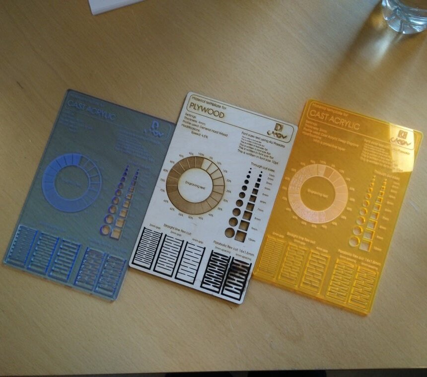 Intra απο ξύλο plywood 3mm-4mm πάχος - Αρχείο PDF προτύπου δοκιμής υλικών Δίασταση 30x30 cm Intraeaxys-eo20xw47