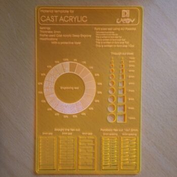 Intra απο ξύλο plywood 3mm-4mm πάχος - Κάρτα δοκιμής υλικού Δίασταση 30x30 cm Intraeaxys-6o3yxwk7 - Image 1