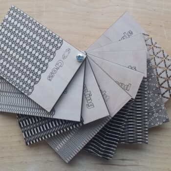 Intra απο ξύλο plywood 3mm-4mm πάχος - Εξαγωνικό πρότυπο ζωντανής άρθρωσης για Δίασταση 30x30 cm Intraeaxys-eo43e81j - Image 1