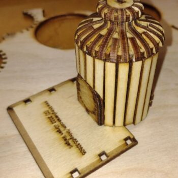 Intra απο ξύλο plywood 3mm-4mm πάχος - Saxonia Steam Locomotive Δίασταση 30x30 cm Intraeaxys-r7vd5n67 - Image 5