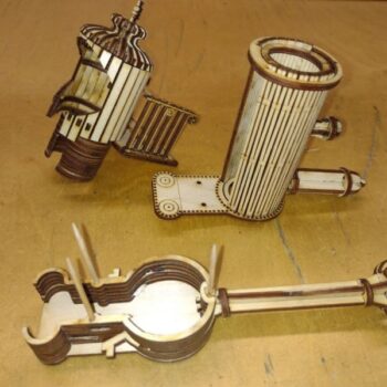 Intra απο ξύλο plywood 3mm-4mm πάχος - Saxonia Steam Locomotive Δίασταση 30x30 cm Intraeaxys-r7vd5n67 - Image 6