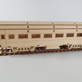 Intra απο ξύλο plywood 3mm-4mm πάχος - Toy Locomotive Train Engine Επιβατηγό Αυτοκίνητο Βαγόνι & Στίβο Δίασταση 30x30 cm Intraeaxys-voq2knqo - Image 4