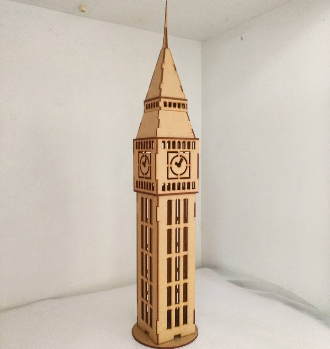 Intra απο ξύλο plywood 3mm-4mm πάχος - Big Ben London 3D παζλ Δίασταση 30x30 cm Intraeaxys-91jd9dp1