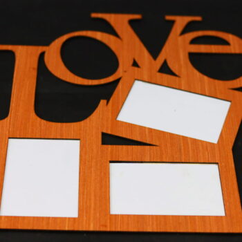 Intra απο ξύλο plywood 3mm-4mm πάχος - Διακόσμηση τοίχου με κορνίζα αγάπης Δίασταση 30x30 cm Intraeaxys-voq28l6o - Image 9