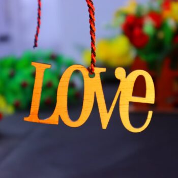 Intra απο ξύλο plywood 3mm-4mm πάχος - Στολίδι λέξης αγάπης Δίασταση 10x10 cm Intraeaxys-voq20dqo - Image 2