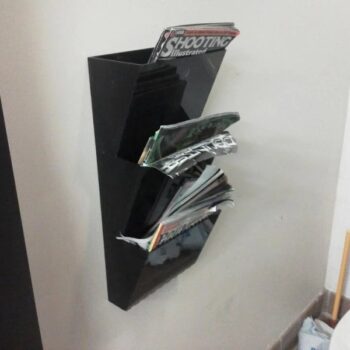 Intra απο ξύλο plywood 3mm-4mm πάχος - Ακρυλική επιτοίχια σχάρα περιοδικών Δίασταση 30x30 cm Intraeaxys-ro6dq037 - Image 1