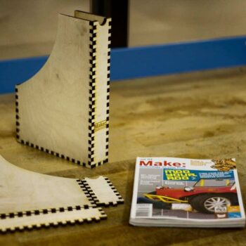 Intra απο ξύλο plywood 3mm-4mm πάχος - Ξύλινη θήκη περιοδικού Δίασταση 30x30 cm Intraeaxys-91jd6yl1 - Image 1