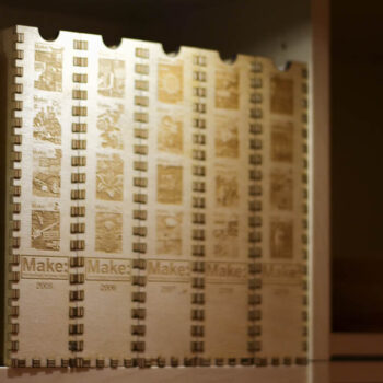 Intra απο ξύλο plywood 3mm-4mm πάχος - Ξύλινη θήκη περιοδικού Δίασταση 30x30 cm Intraeaxys-91jd6yl1 - Image 4