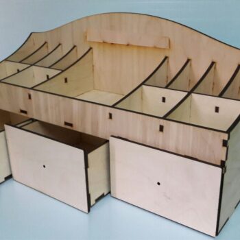 Intra απο ξύλο plywood 3mm-4mm πάχος - Οργάνωση μεγάλου γραφείου Δίασταση 30x30 cm Intraeaxys-d1l4mgom - Image 1