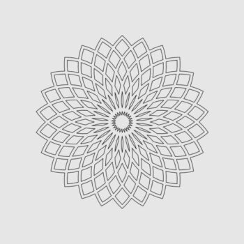 Intra απο ξύλο plywood 3mm-4mm πάχος - Mandala 2 Arcs Δίασταση 30x30 cm Intraeaxys-joerdz57 - Image 3