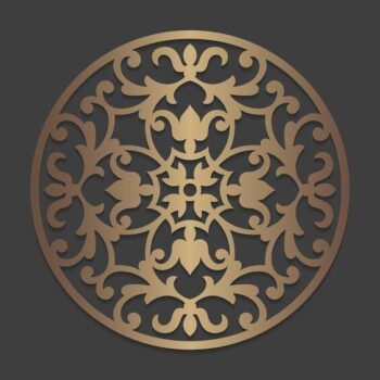 Intra απο ξύλο plywood 3mm-4mm πάχος - Mandala Room Divider Screen Decor Δίασταση 30x30 cm Intraeaxys-078y09qo - Image 1