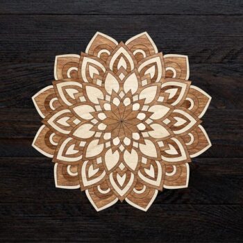 Intra απο ξύλο plywood 3mm-4mm πάχος - Πολυεπίπεδη Μάνταλα Δίασταση 30x30 cm Intraeaxys-qommdlko - Image 1