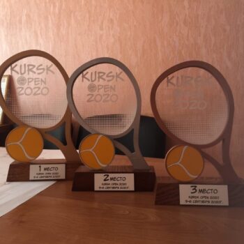 Intra απο ξύλο plywood 3mm-4mm πάχος - Βραβείο αθλητικού αναμνηστικού τρόπαιο ρακέτας τένις Δίασταση 30x30 cm Intraeaxys-pok39x37 - Image 3