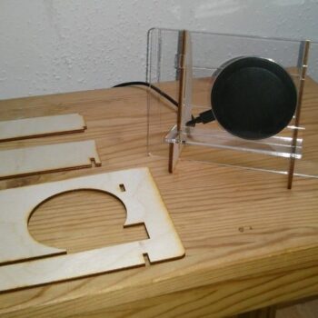 Intra απο ξύλο plywood 3mm-4mm πάχος - Κομοδίνο Δίασταση 30x30 cm Intraeaxys-pokmvdk1 - Image 1