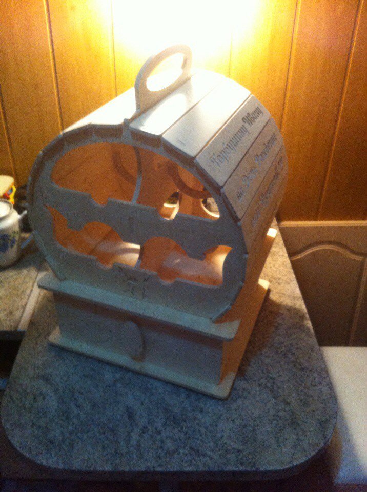 Intra απο ξύλο plywood 3mm-4mm πάχος - Mini Bar Wine Rack Δίασταση 30x30 cm Intraeaxys-qomm3m5o